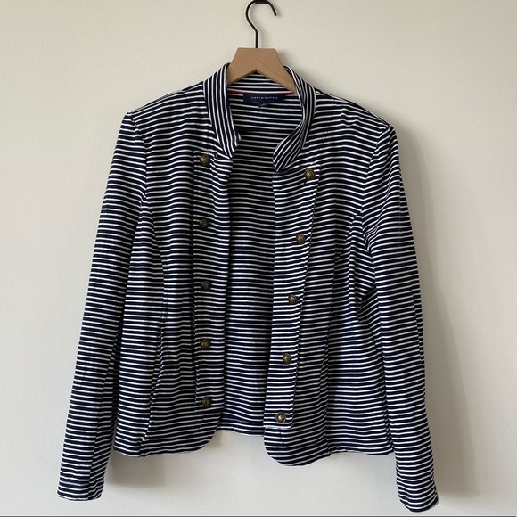 Tommy Hilfiger Jackets & Blazers - Tommy Hilfiger stripes open blazer. Size XL